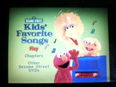 Kids Favorite Songs Dvd Menu