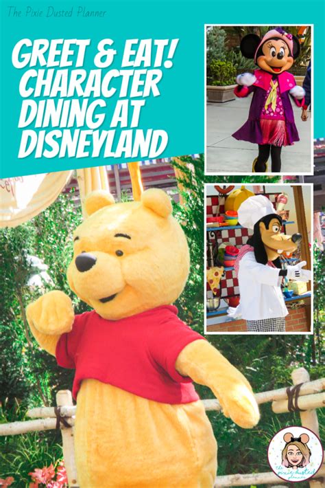 Disneyland Character Dining Guide