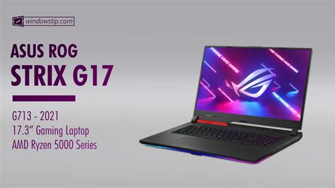 ASUS ROG Strix G17 (2021) Specs: Full Specifications