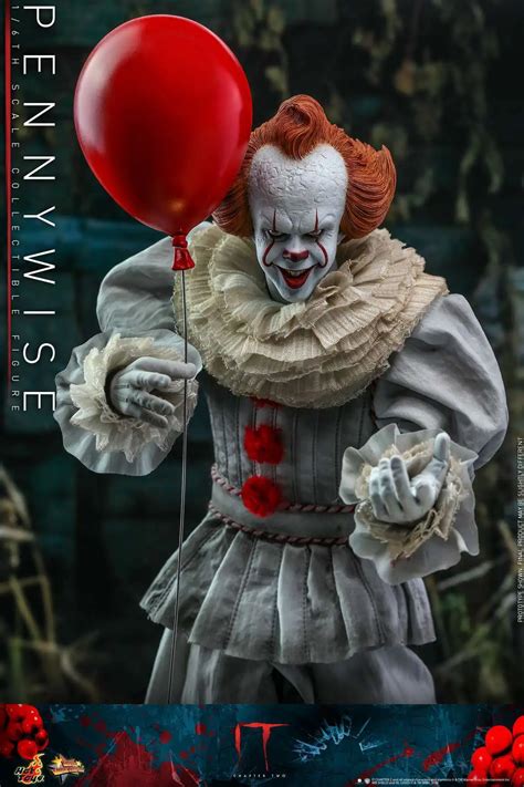 IT Chapter Two Movie Masterpiece Pennywise 16 Collectible Figure MMS555 Hot Toys - ToyWiz