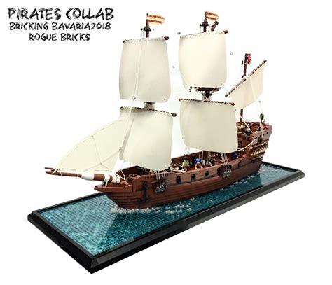 Pirateship - BrickingBavaria2018 Munich | Lego pirate ship, Lego boat ...