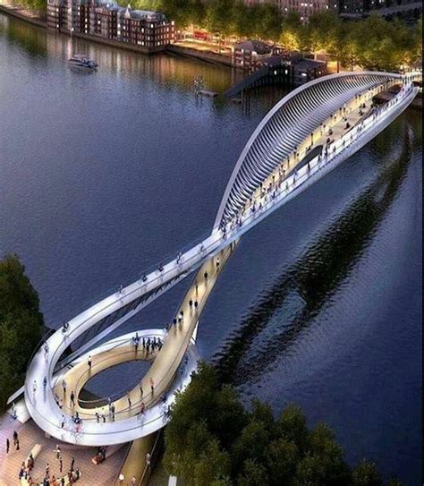 20 Most Amazing and Famous Pedestrian Bridges Around The World | Bridges architecture, Bridge ...