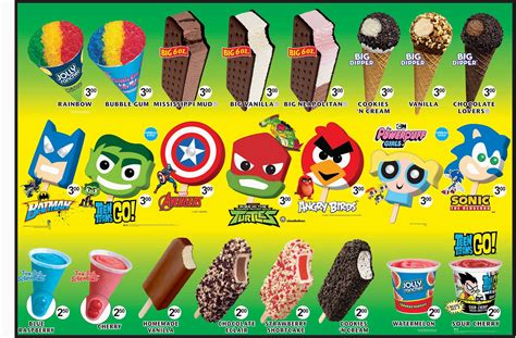 Ice Cream Truck Menu - KeungPrapti