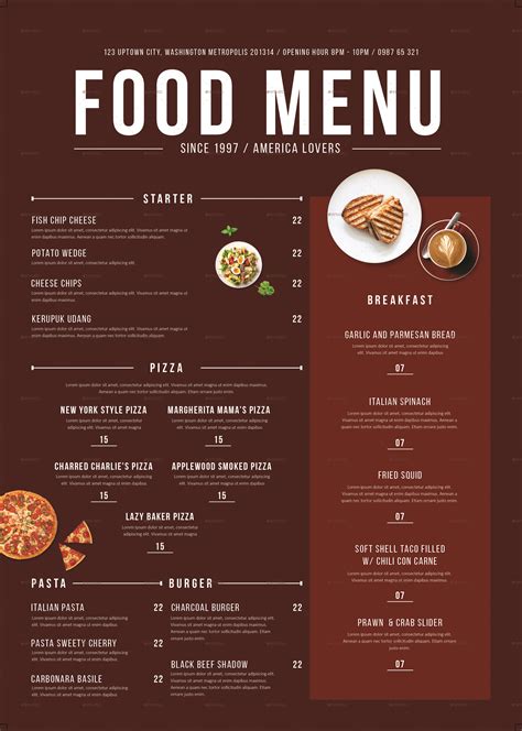 How To Design A Menu Layout - Design Talk