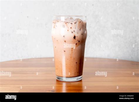 Milk tea, black sugar milk tea, chocolate latte, bancho, Jeju, tangerine tea Stock Photo - Alamy