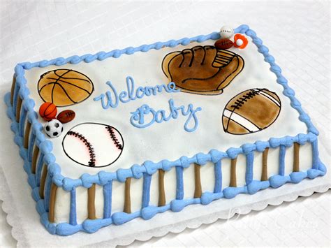 Photo of a sports baby shower cake - Patty's Cakes and Desserts