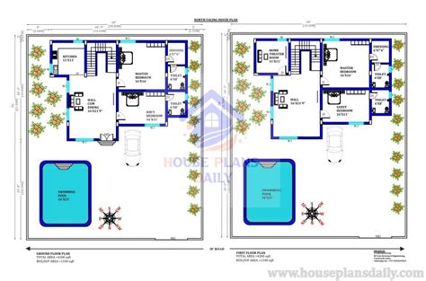 Small House Plan with Swimming Pool | USA Home Plans |America's Best ...