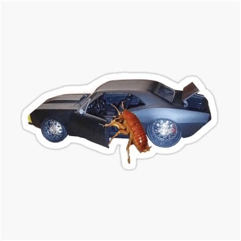 "Roach Getting Into Car" Sticker for Sale by Altohombre | Redbubble