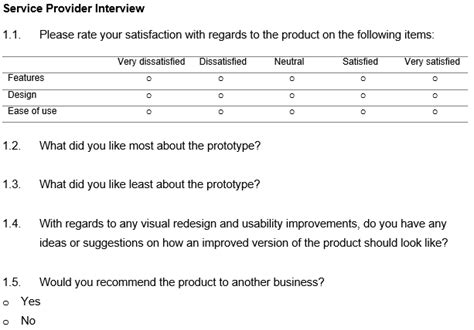 gui design - End-user feedback interview for an early stage prototype - User Experience Stack ...