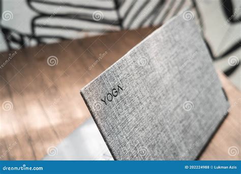 Lenovo Yoga Slim 7i Fabric Cover Editorial Stock Photo - Image of cover, background: 202224988