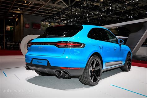 2019 Porsche Macan Facelift Lands in Paris With Bright New Colors - autoevolution