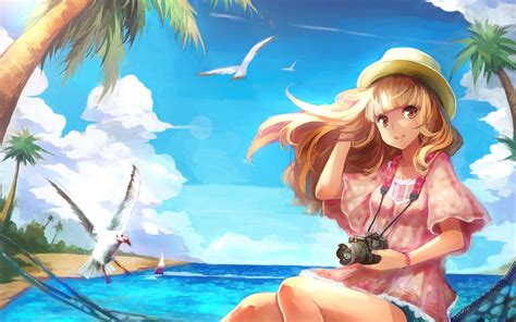 Anime Beach Scenery Wallpapers - Top Free Anime Beach Scenery Backgrounds - WallpaperAccess