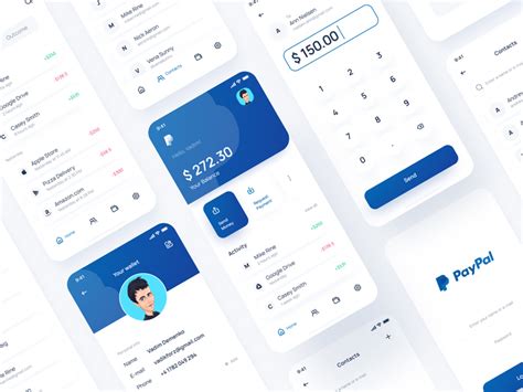 PayPal App Redesign Concept - Free Figma Resources - Download Sketch Resource