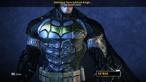 240% Suit from Arkham Knight In Arkham Asylum [Batman: Arkham Asylum] [Mods]