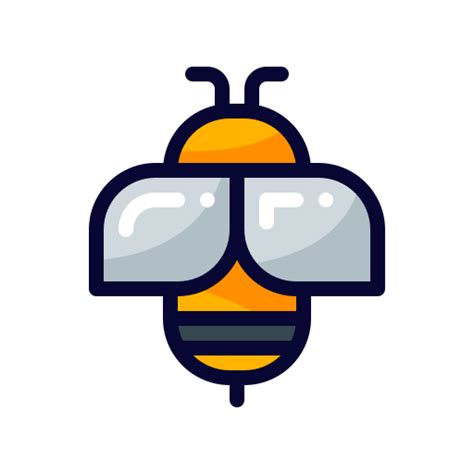 Bee Generic Outline Color icon