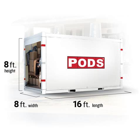 Moving Container & Storage Unit Sizes: Dimensions & Capacity | PODS