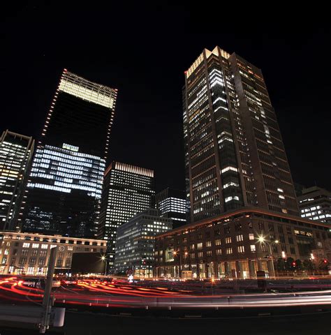 New Tokyo Station Nightview Japan by Photography By Zhangxun