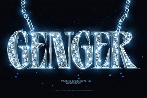 LUXURY BLING TEXT EFFECT / LOGO MOCKUP :: Behance