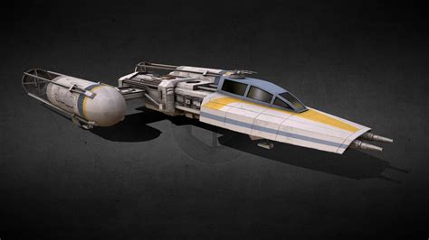 Star Wars Y-Wing Bomber - Download Free 3D model by LarsH. [f260b89 ...