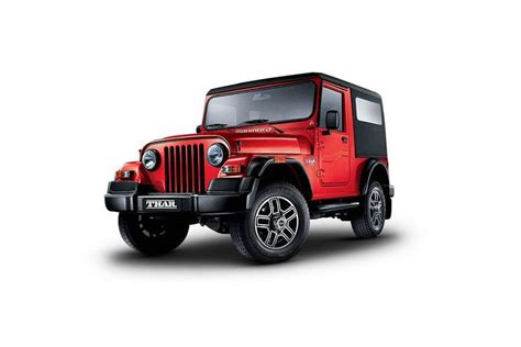 Mahindra Thar 2015-2019 Red Rage Colour - Red Rage Thar 2015-2019 Price