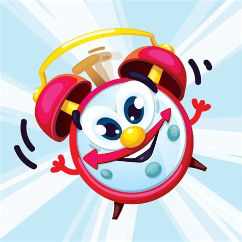 Cartoon red alarm clock — Stock Vector © acidburn #6497124