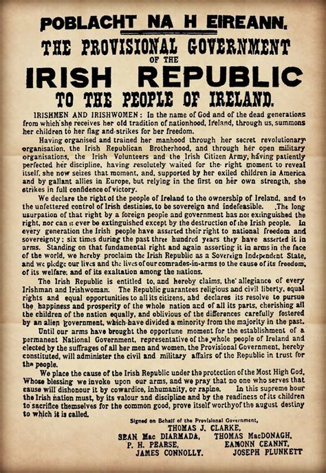 1916 Proclamation Poster