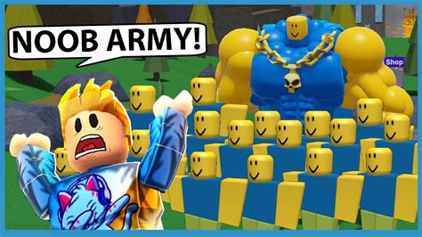 I Made The Biggest Noob Army in Roblox - YouTube