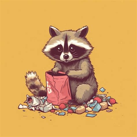 Raccoon Holding Food Images - Free Download on Freepik