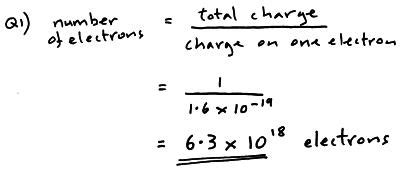 Charge, Current & Potential Difference