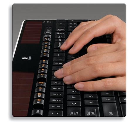 LOGITECH K750 Solar Wireless Keyboard - Black Deals | PC World