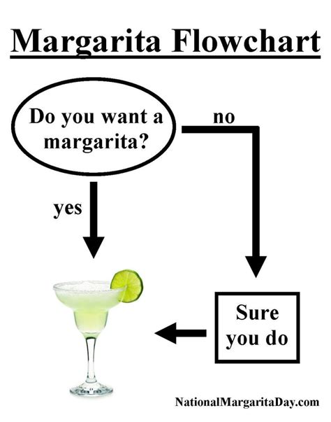 Margarita Flowchart Meme | National Margarita Day 2016