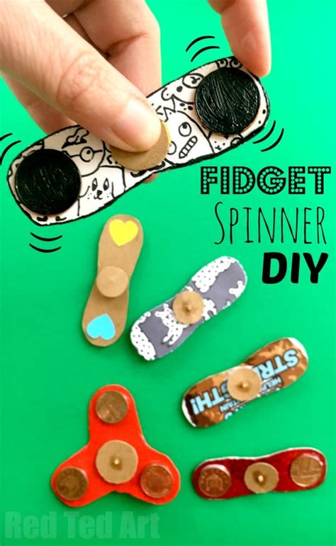 Fidget Spinner Craft - Red Ted Art's Blog