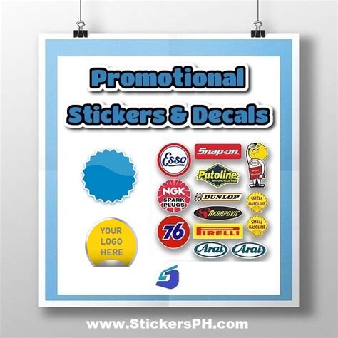 Custom Promotional Stickers, Labels & Decals - StickersPH.com Philippines