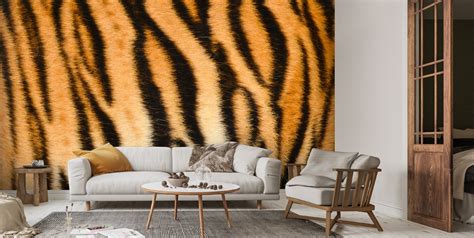 Tiger Print Wallpaper | Wallsauce US