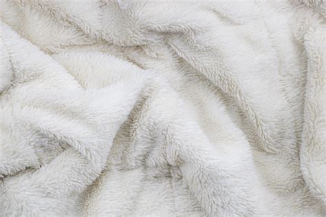 White Fur Blanket Texture Stock Photo - Download Image Now - Blanket ...