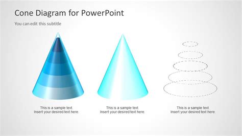 3D Cone Diagrams for PowerPoint - SlideModel