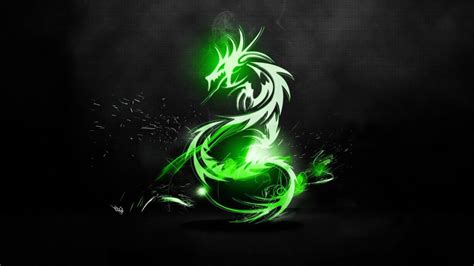 Green Dragon Wallpaper