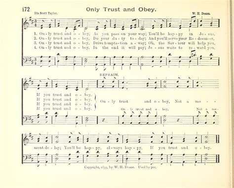 Only Trust and Obey | Hymnary.org