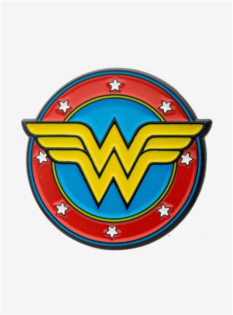 DC Comics Wonder Woman Logo Pin | Wonder woman logo, Wonder woman art ...