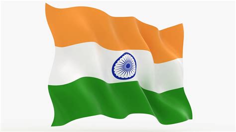 3D india flag animation model - TurboSquid 1613598