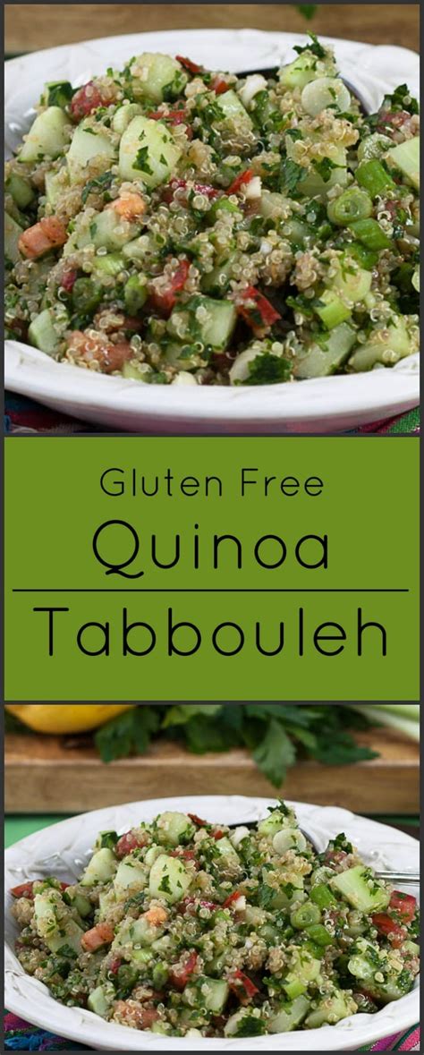 Quinoa Tabbouleh {Gluten Free Side Dishes} - What A Girl Eats