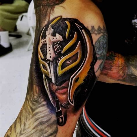 Stunning Rey Mysterio Tattoo Design