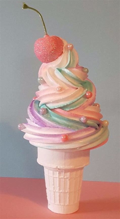 59 best FAKE ICE CREAM CONES images on Pinterest | Ice cream cones, Photo props and Parties ...