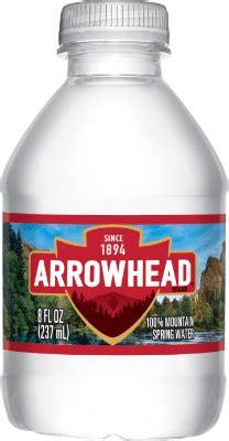 8 Ounce Bottled Spring Water | Arrowhead® Brand 100% Mountain Spring Water