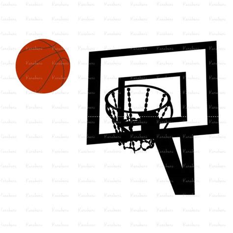 Basketball Hoop Silhouette at GetDrawings | Free download