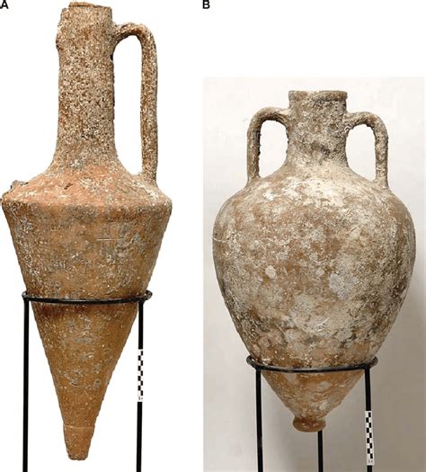 Photographs of the two amphoras used for these analyses; (A) Amphora... | Download Scientific ...