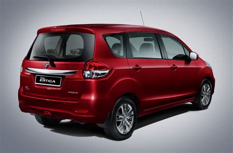 Proton Ertiga rear three quarter