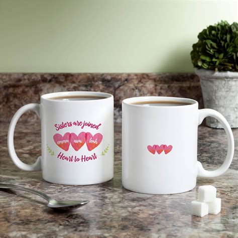 Sister Coffee Mugs Personalized / Sister Ceramic Coffee Mug | GiftsForYouNow - Custom sister mug ...