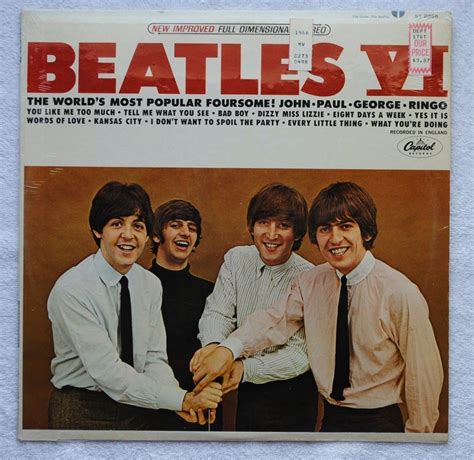 THE BEATLES BEATLES VI STILL SEALED | Beatles album covers, Beatles albums, Beatles vinyl