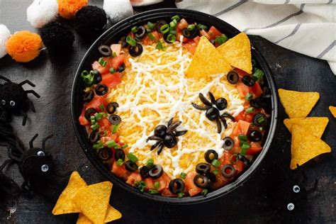 Halloween Taco Dip Recipe